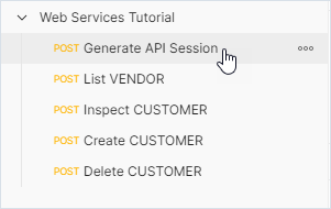 Generate API Session call in Postman